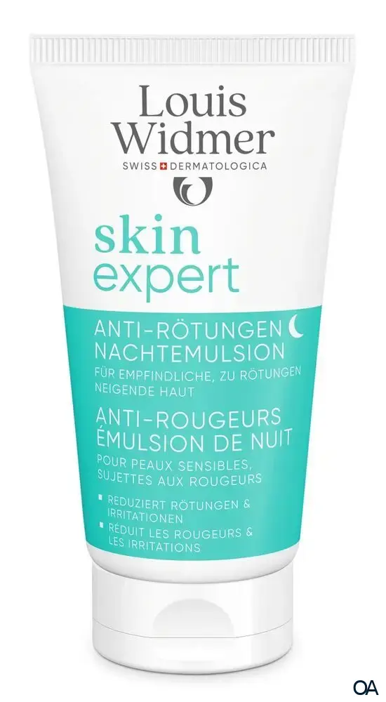 Louis Widmer skinexpert Anti-Rötungen Nachtemulsion - ohne Parfum