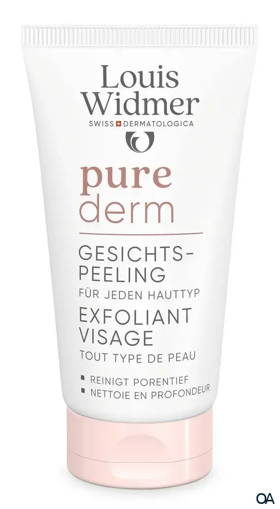 Louis Widmer purederm Gesichtspeeling - ohne Parfum