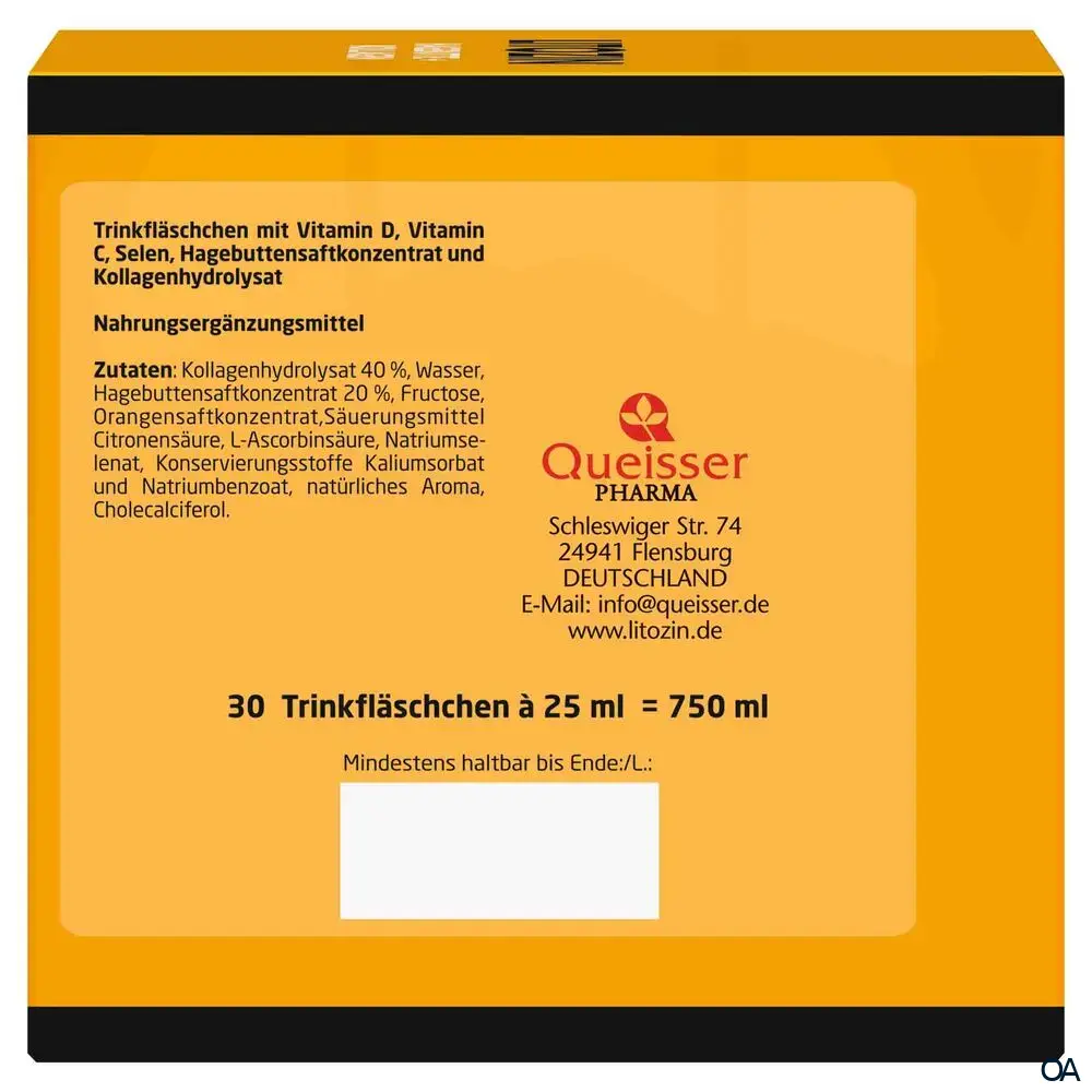 Litozin® Hagebutte + Kollagen Trinkfläschchen