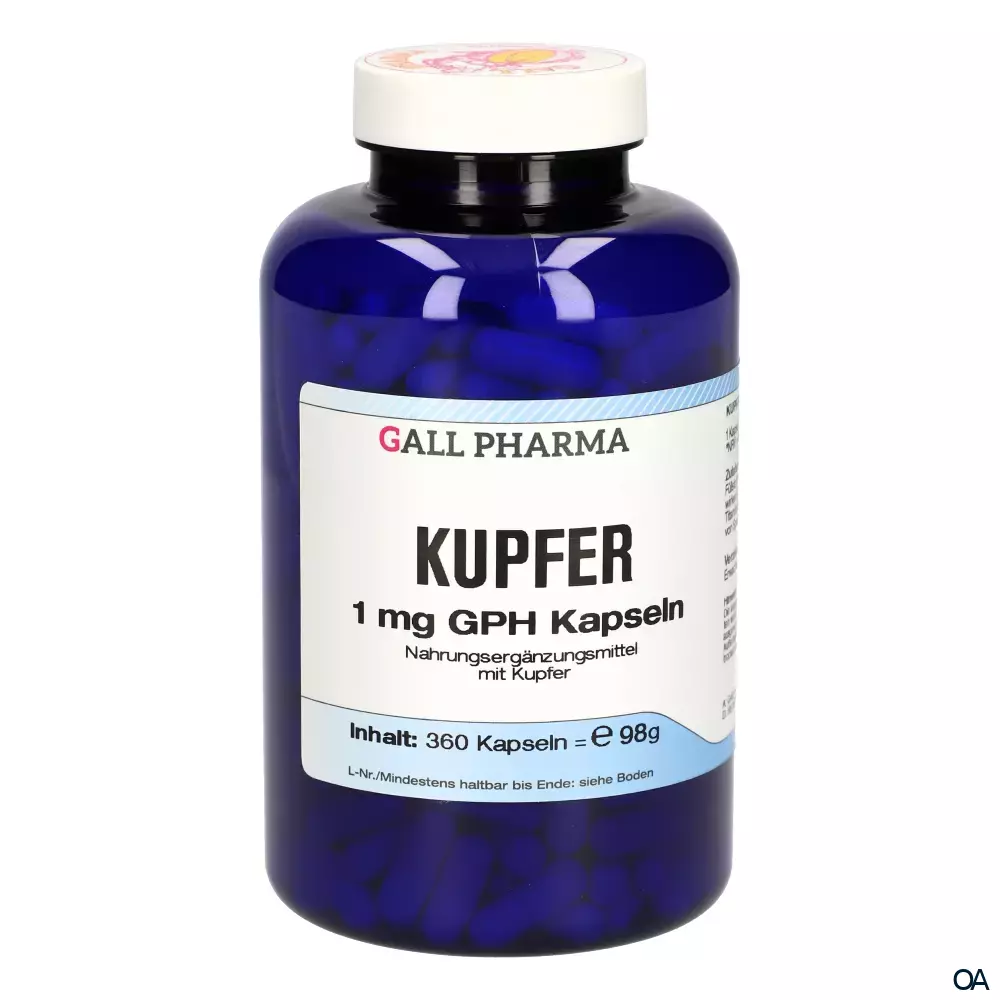 Gall Pharma Kupfer 1 mg Kapseln