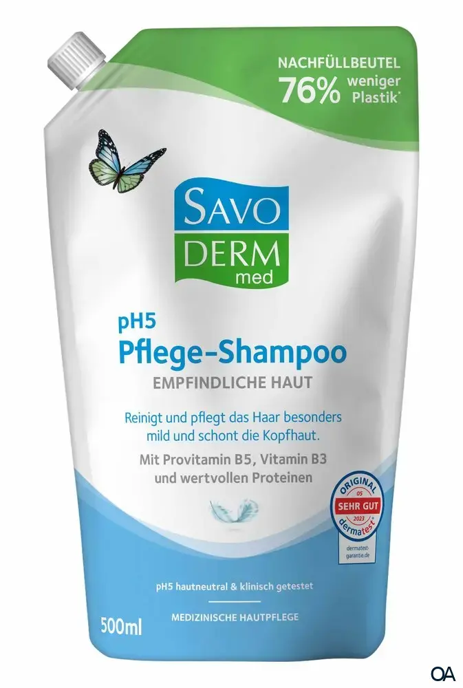 Savoderm med pH5 Pflege Shampoo Nachfüllbeutel