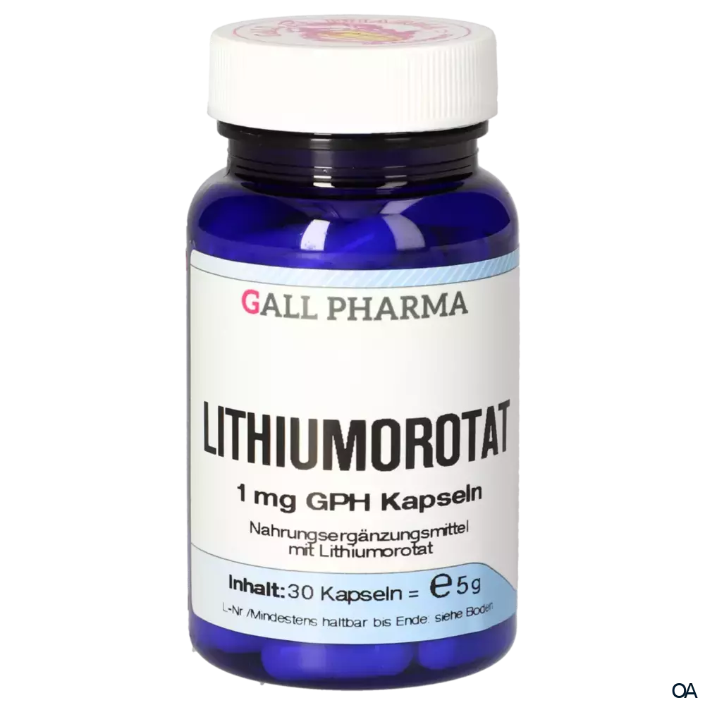 Gall Pharma Lithiumorotat 1 mg Kapseln