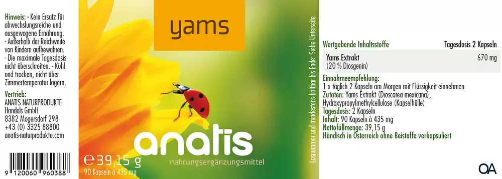 anatis Yams Kapseln