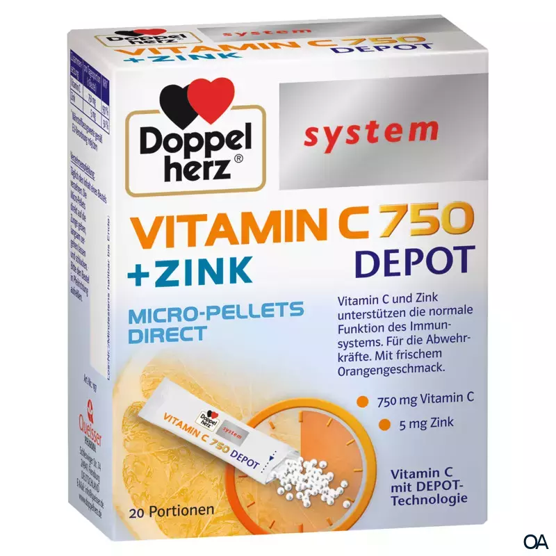 Doppelherz system VITAMIN C 750 DEPOT Sticks