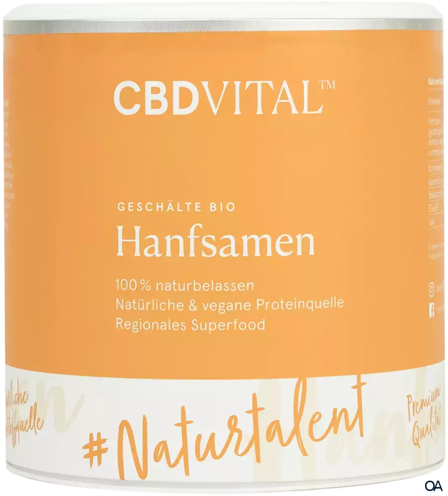 CBD VITAL Super Food Hanfsamen geschält