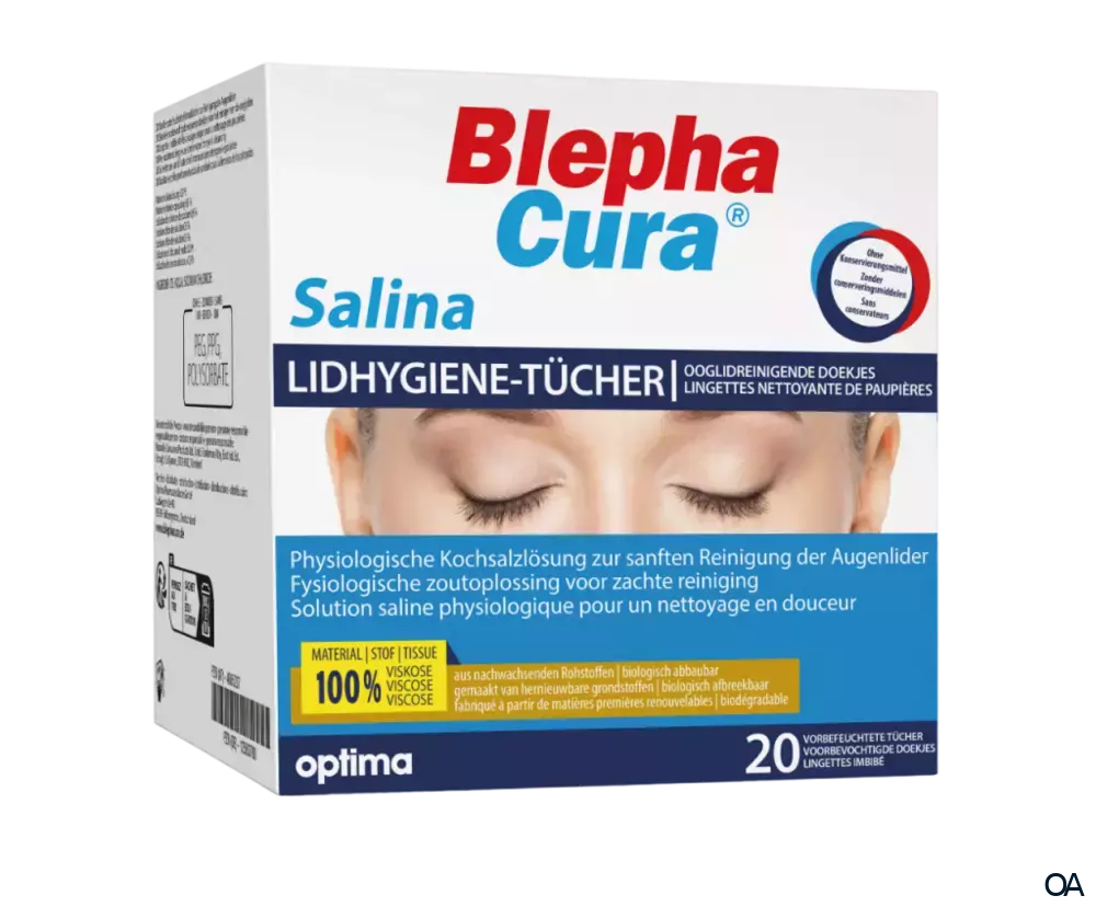 BlephaCura® Salina Lidhygiene-Pflegetücher BlephaCura® Salina Lidhygiene-Pflegetücher