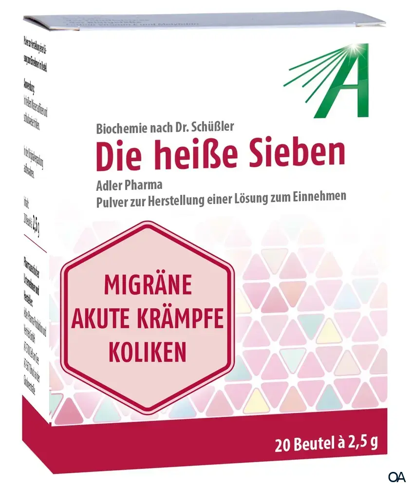 Adler Pharma Schüssler Salze die heiße 7 Sachets Adler Pharma Schüssler Salze die heiße 7 Sachets