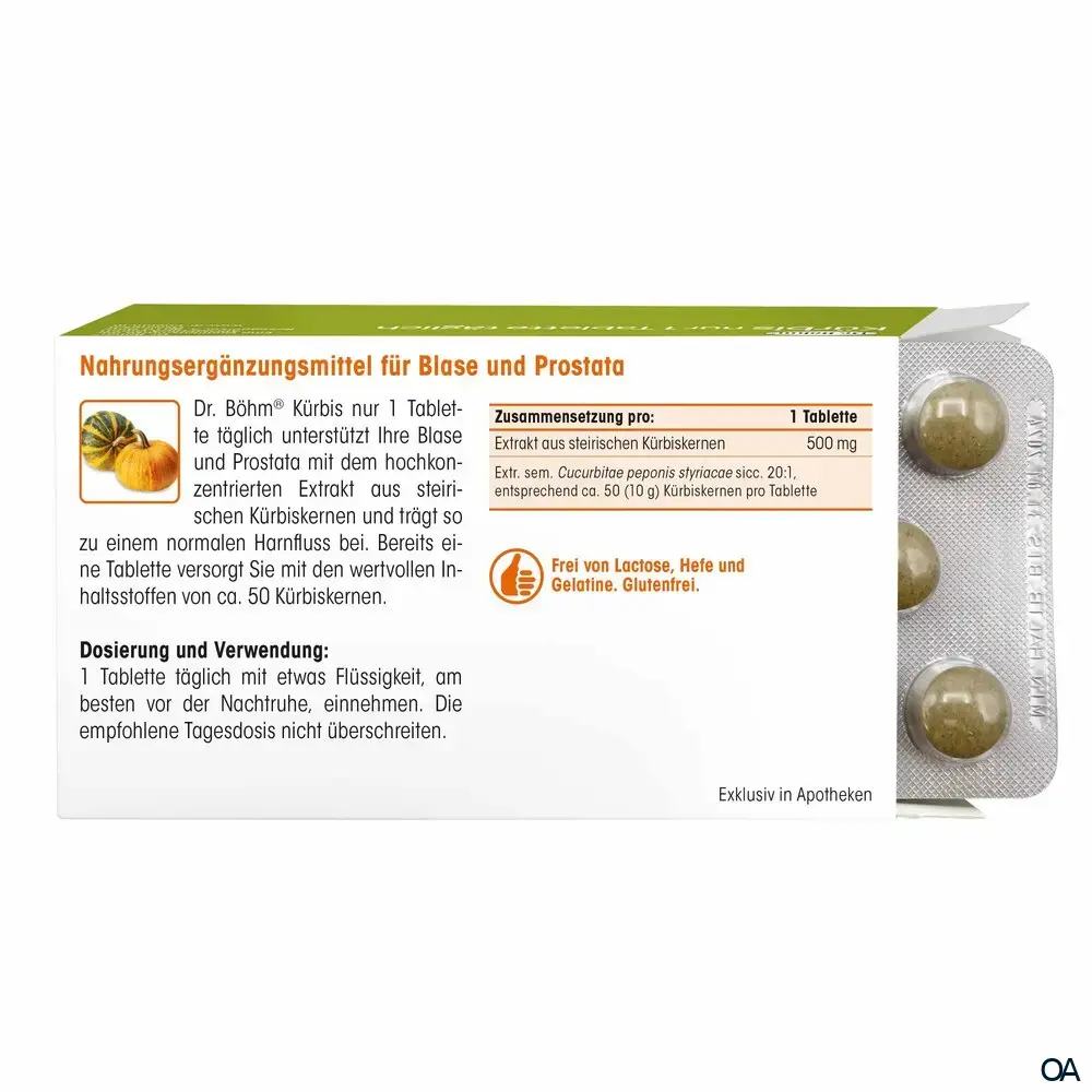 Dr. Böhm® Kürbis nur 1 x täglich