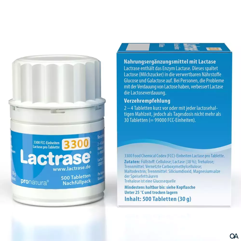 Lactrase® 3300 FCC Tabletten Nachfüllpack