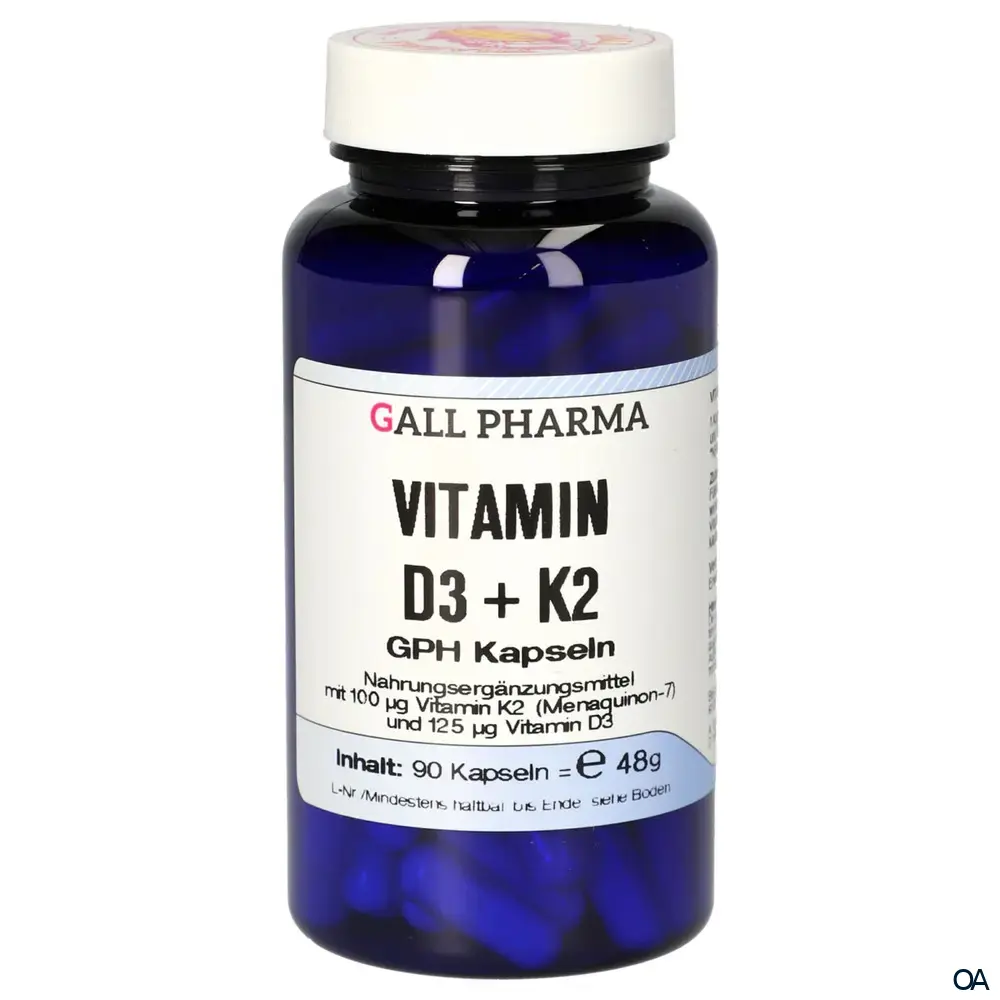 Gall Pharma Vitamin D3 + K2 Kapseln