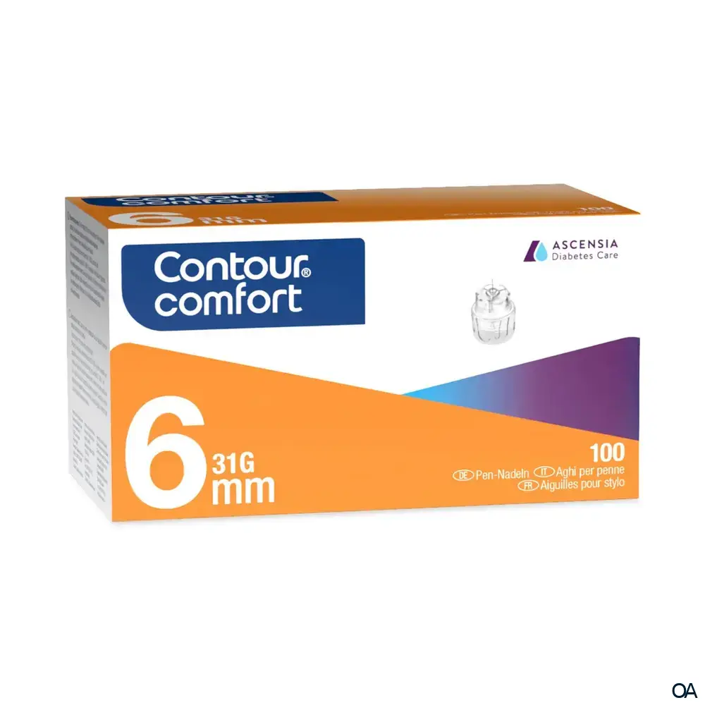 CONTOUR® COMFORT Pen-Nadeln 6 mm, 31 G