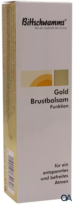 Bittschwamms Arnika Kräuter Creme Gold - Brustbalsam