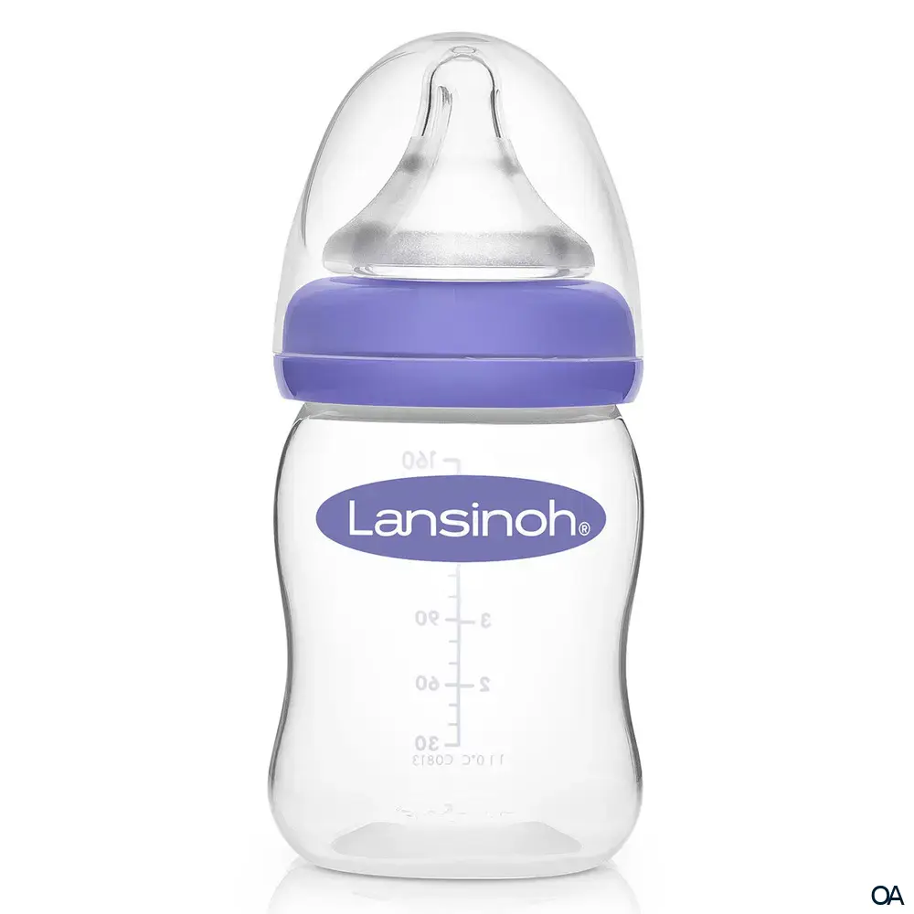 Lansinoh® Babyflasche mit NaturalWave® Sauger (Größe Small) 160 ml