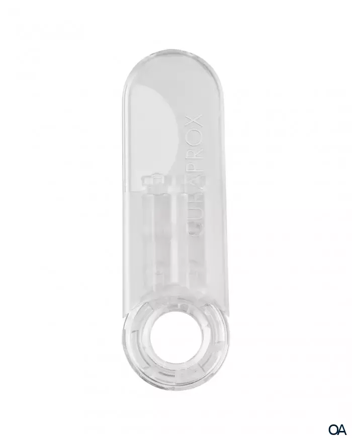 Curaprox UHS 425 Duo-Halter transparent + Schutzkappe