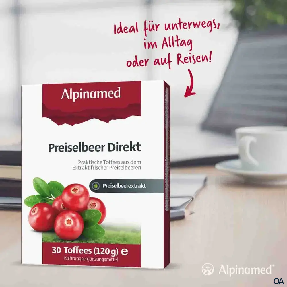 Alpinamed® Preiselbeer Direkt-Toffees