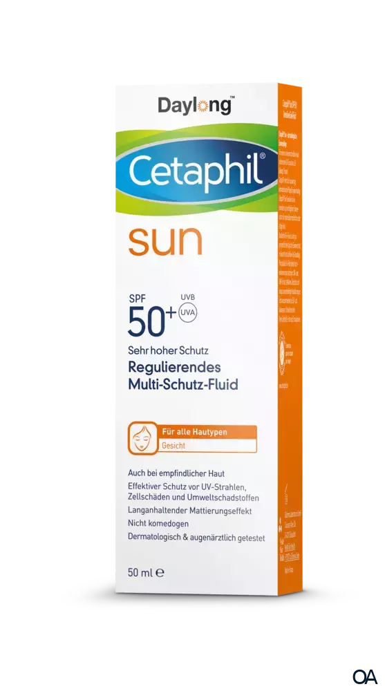 Cetaphil® Sun Daylong™ Regulierendes Multi-Schutz-Fluid Gesicht SPF 50+
