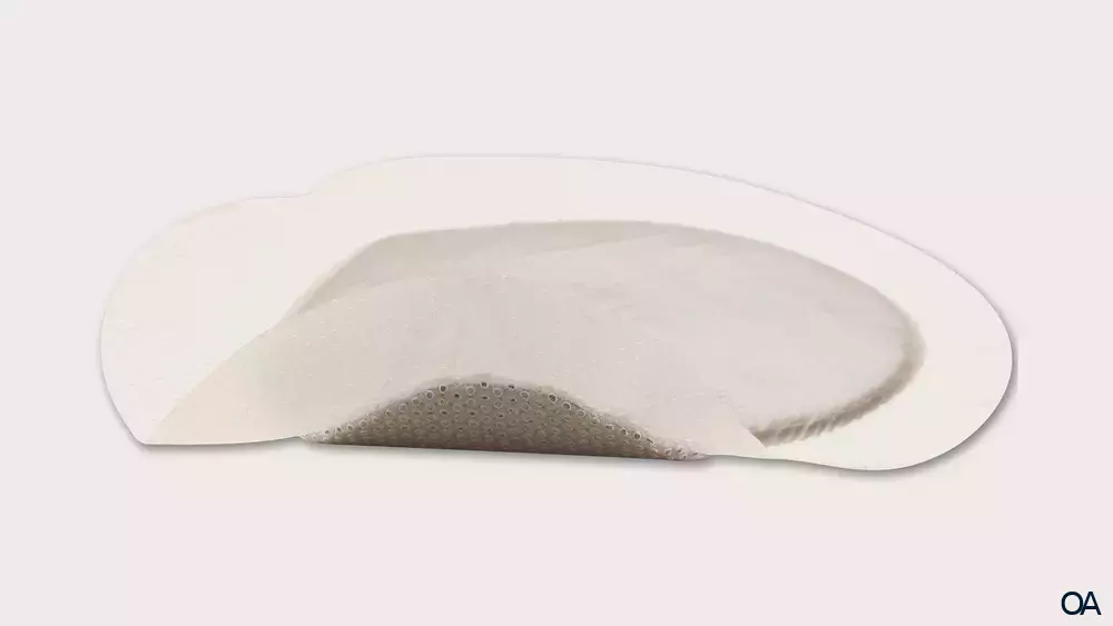 Mepilex® Border Sacrum Ag Schaumverband 23 x 23 cm