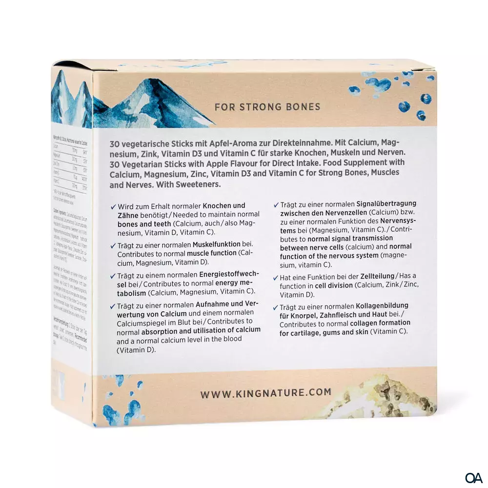 Kingnature Calcium Shot Sticks