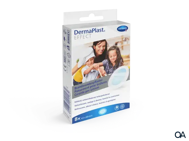 DermaPlast® Effect Brandwundenpflaster steril, 68 x 43 mm