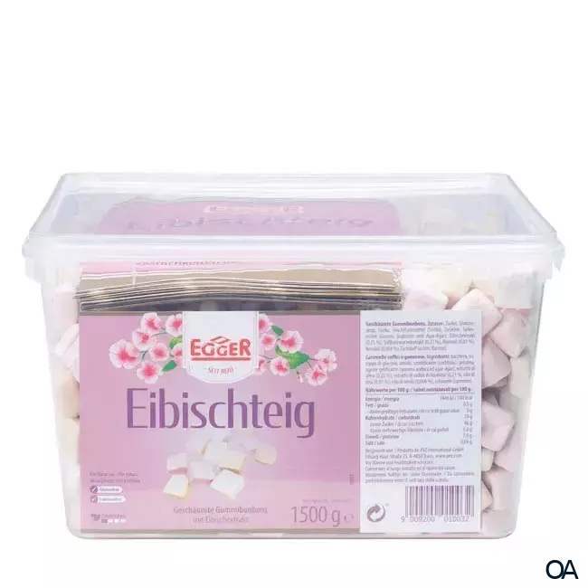 Egger Eibischteig geschäumte Gummibonbons