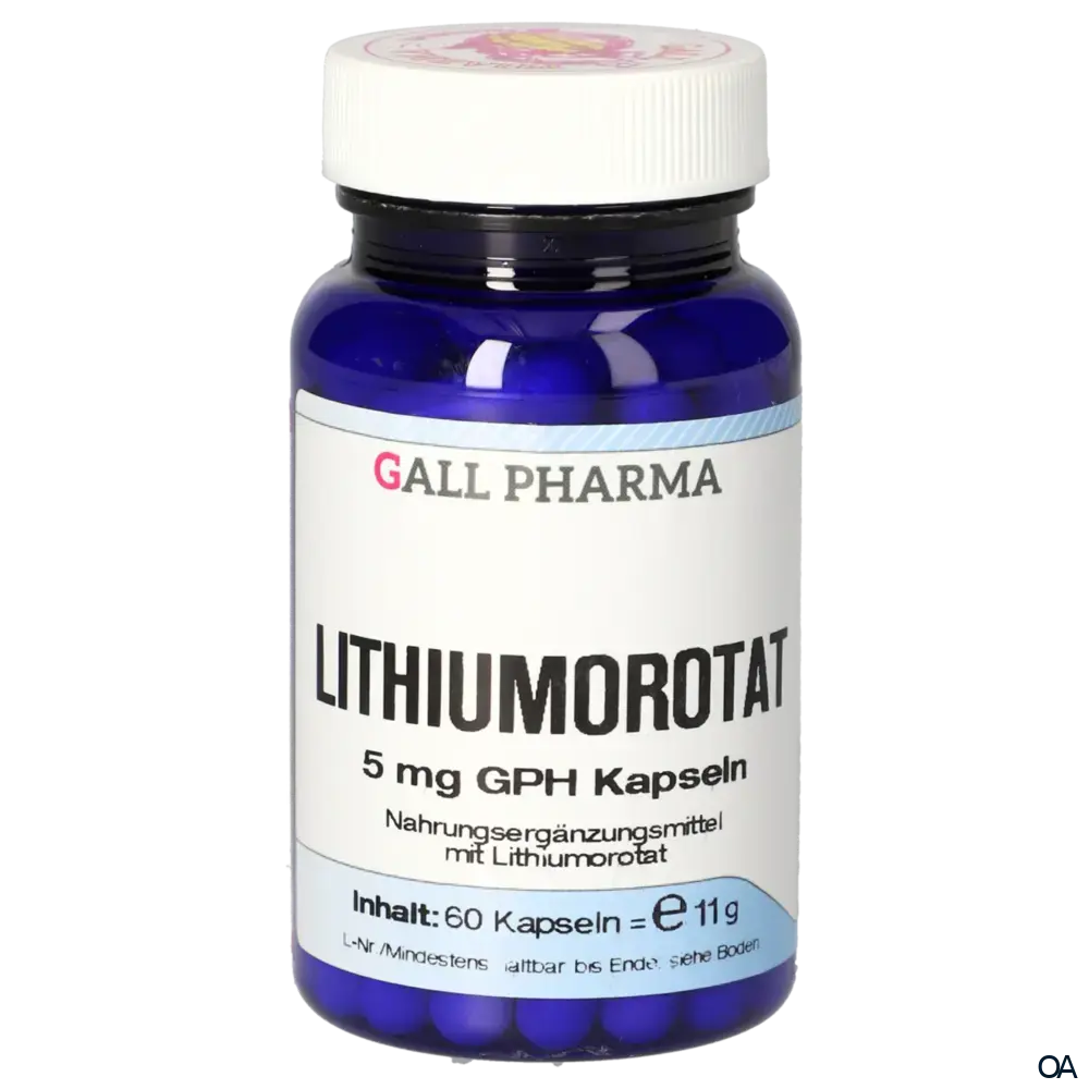 Gall Pharma Lithiumorotat 5 mg Kapseln