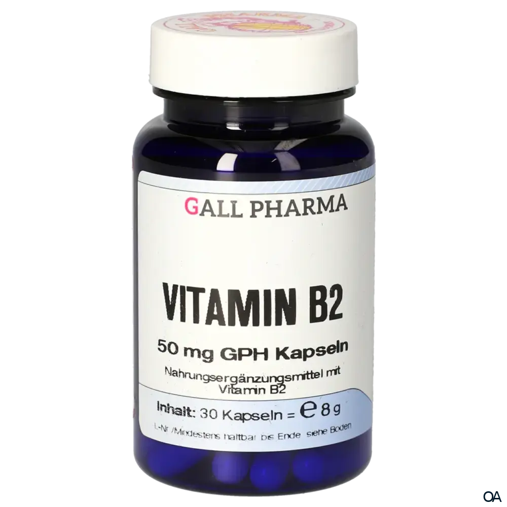 Gall Pharma Vitamin B2 50 mg Kapseln