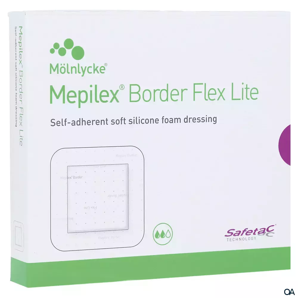 Mepilex® Border Flex Lite Schaumverband steril, 15 x 15 cm