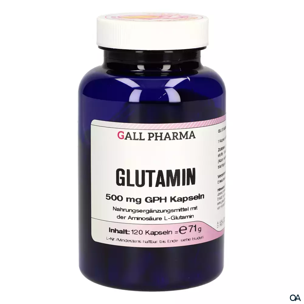 Gall Pharma Glutamin 500 mg Kapseln