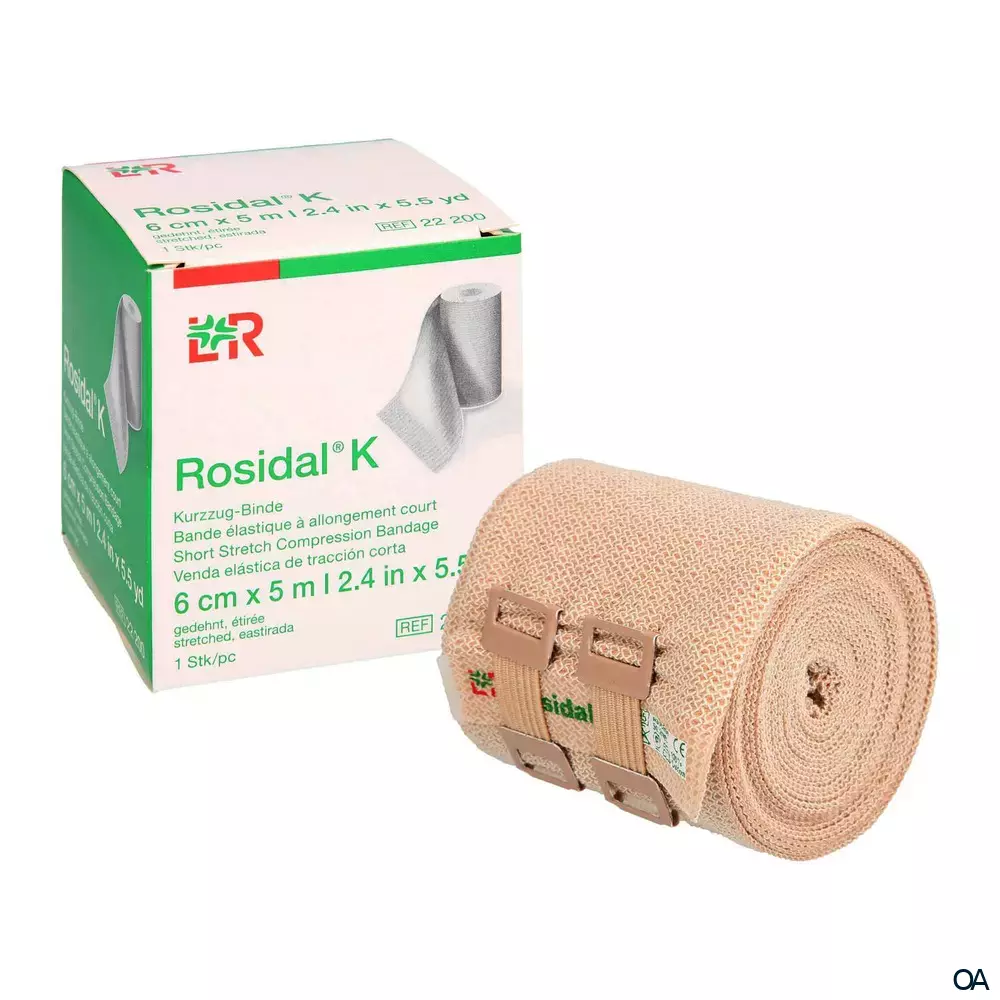Rosidal® K (kräftig) Kurzzugbinde 8 cm x 5 m