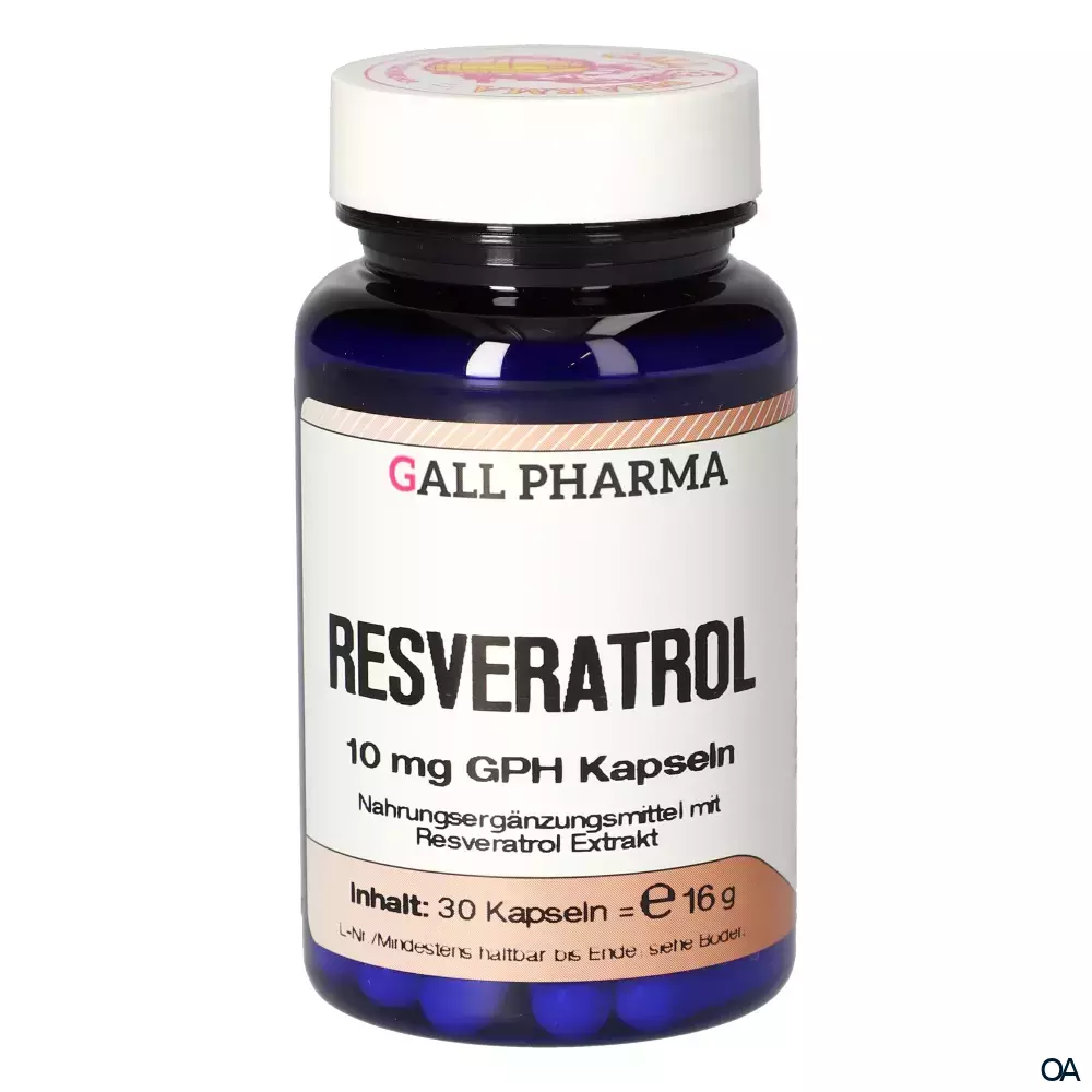 Gall Pharma Resveratrol 10 mg Kapseln