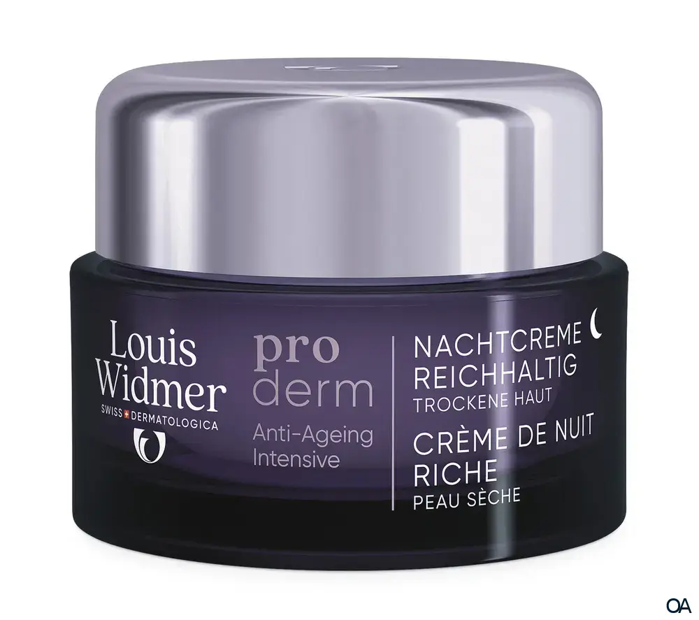 Louis Widmer proderm Nachtcreme reichhaltig - leicht parfümiert