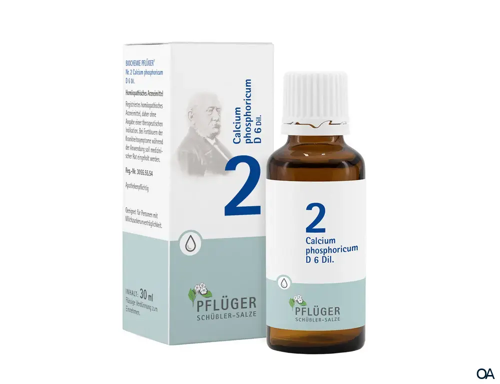 BIOCHEMIE PFLÜGER® Nr. 2 Calcium phosphoricum D 6 Dil. Tropfen