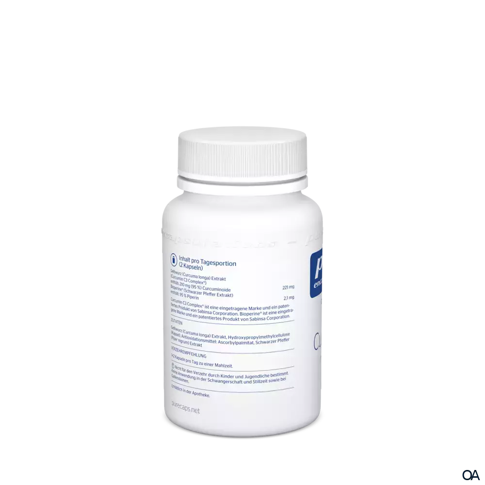 pure encapsulations® Curcumin mit Bioperine® Kapseln