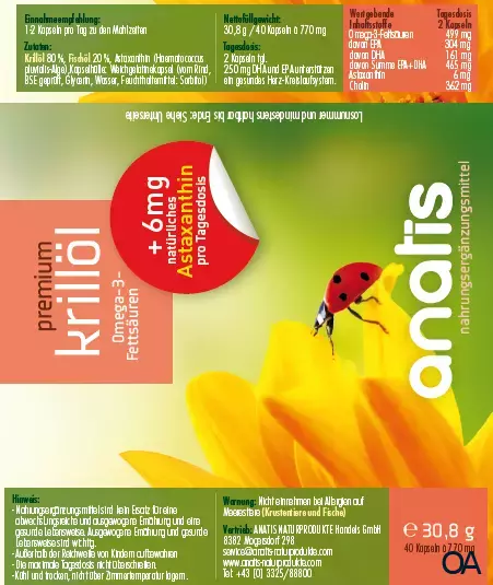 anatis Krillöl premium Kapseln