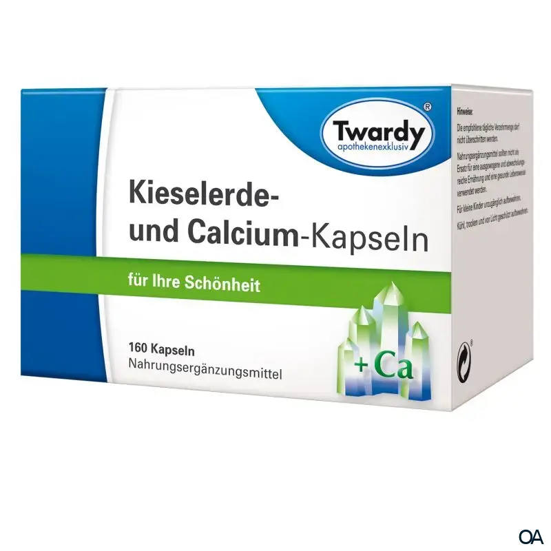 Twardy Kieselerde‐ und Calcium‐Kapseln