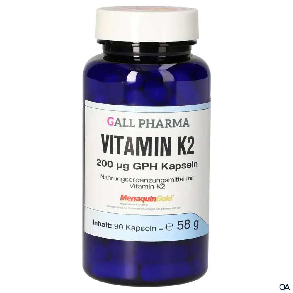 Gall Pharma Vitamin K2 200 mcg Kapseln