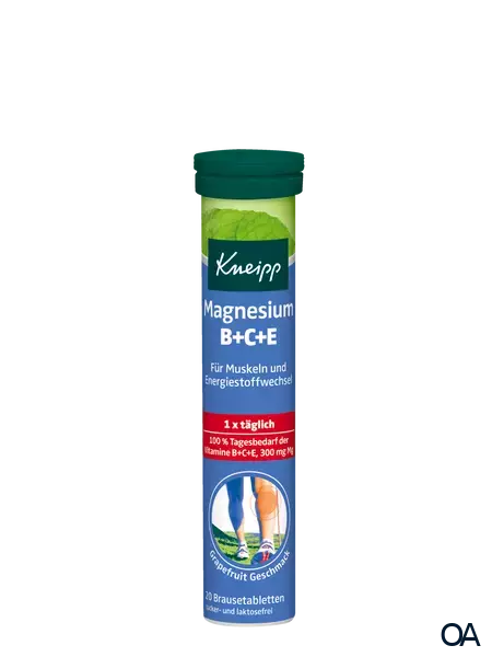 Kneipp Magnesium + Vitamine B + C + E Brausetabletten