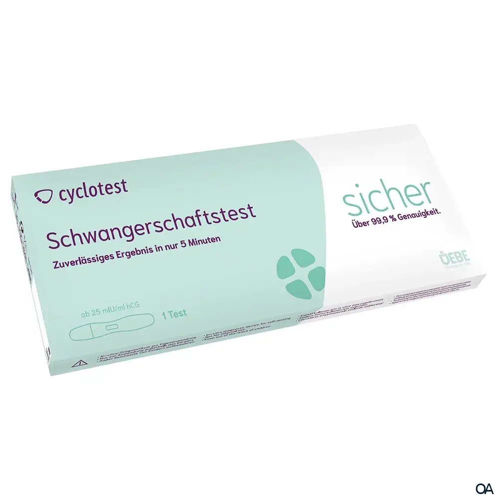 UEBE Medical cyclotest® Schwangerschaftstest