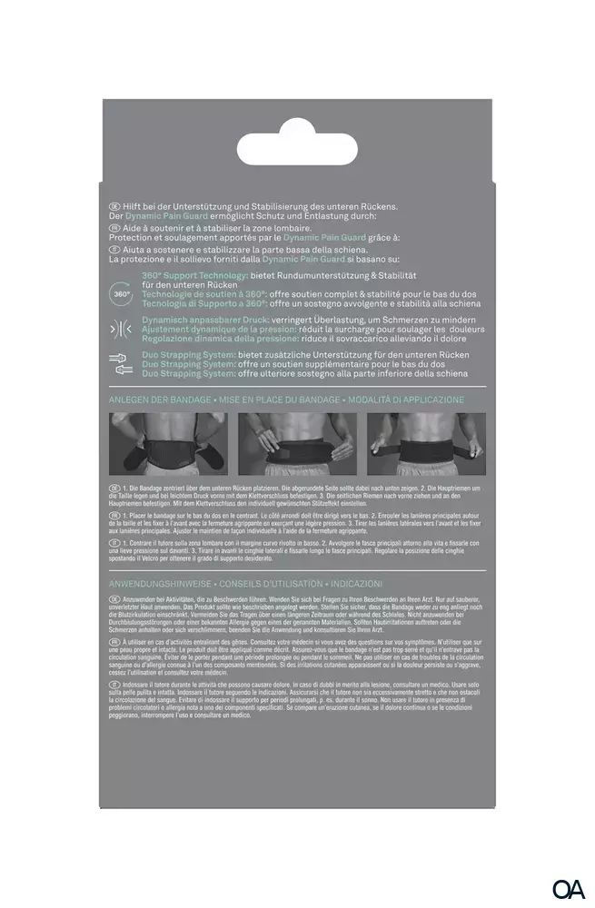 Hansaplast Protective Rückenbandage Verstellbar