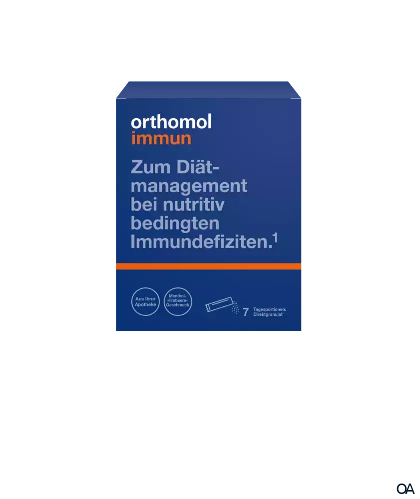 Orthomol Immun Direktgranulat Menthol-Himbeere