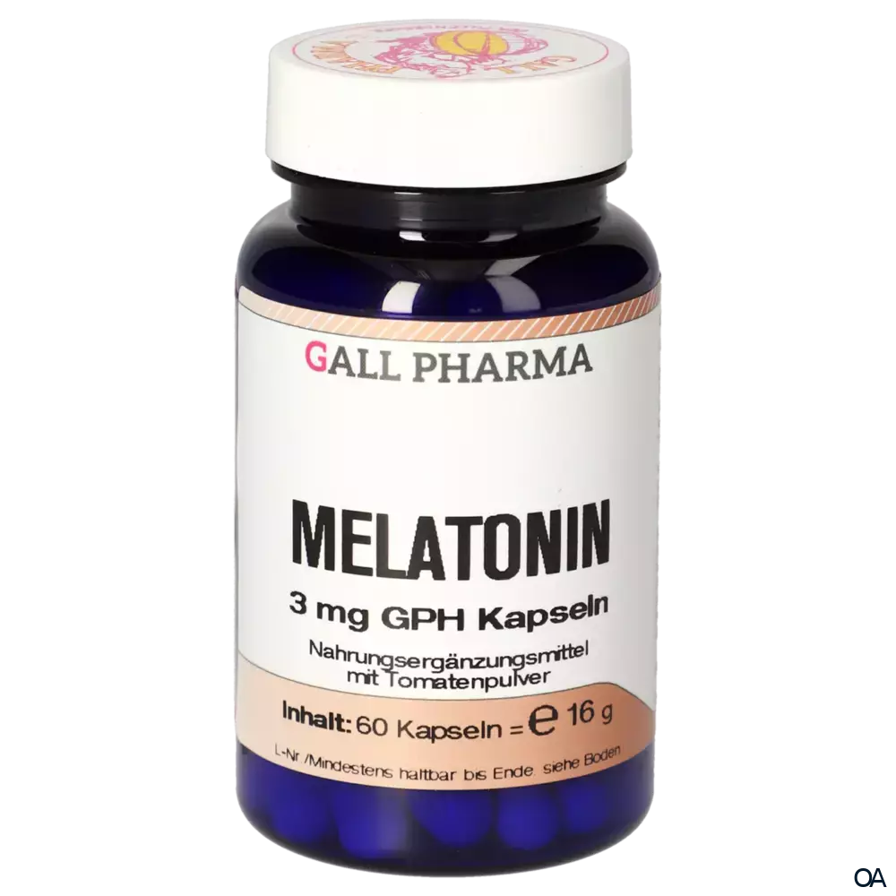 Gall Pharma Melatonin 3 mg Kapseln