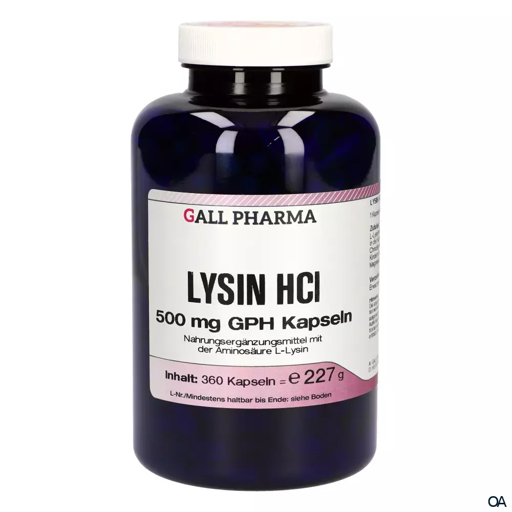 Gall Pharma Lysin HCL 500 mg Kapseln