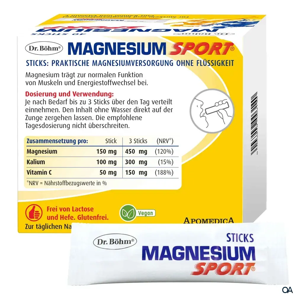 Dr. Böhm® Magnesium Sport® Sticks