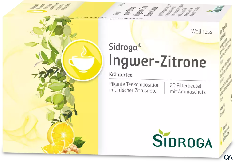 Sidroga® Ingwer-Zitrone Kräutertee