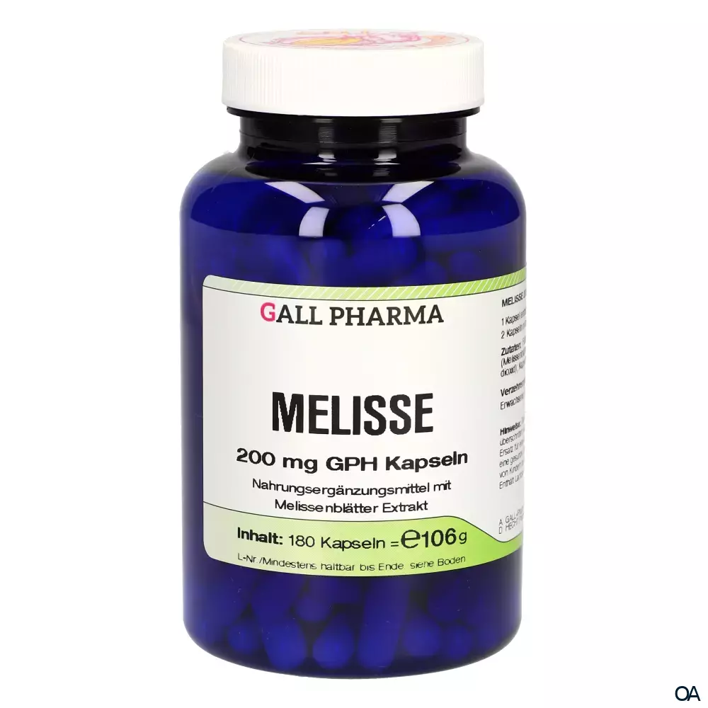 Gall Pharma Melisse 200 mg Kapseln