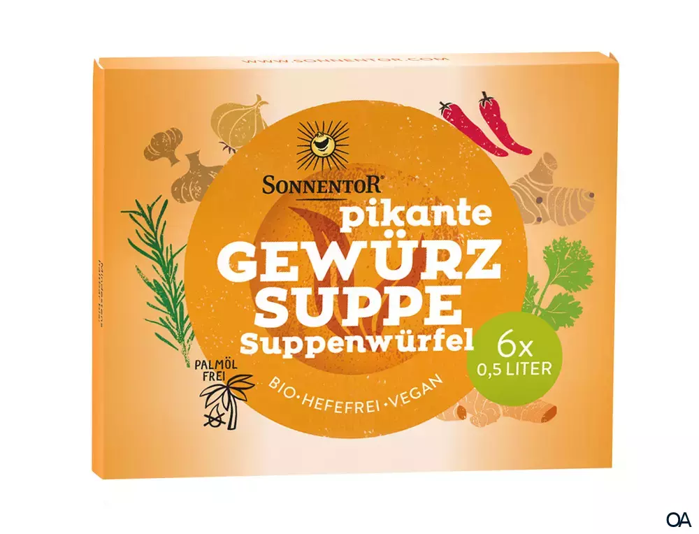Sonnentor Gewürz Suppenwürfel pikant
