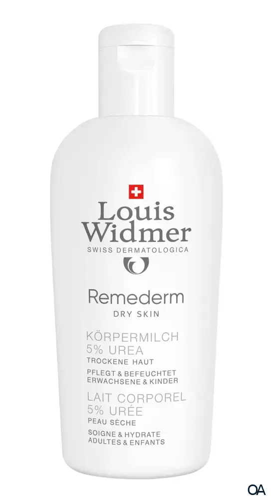 Louis Widmer Remederm Dry Skin Körpermilch 5 % Urea - ohne Parfum