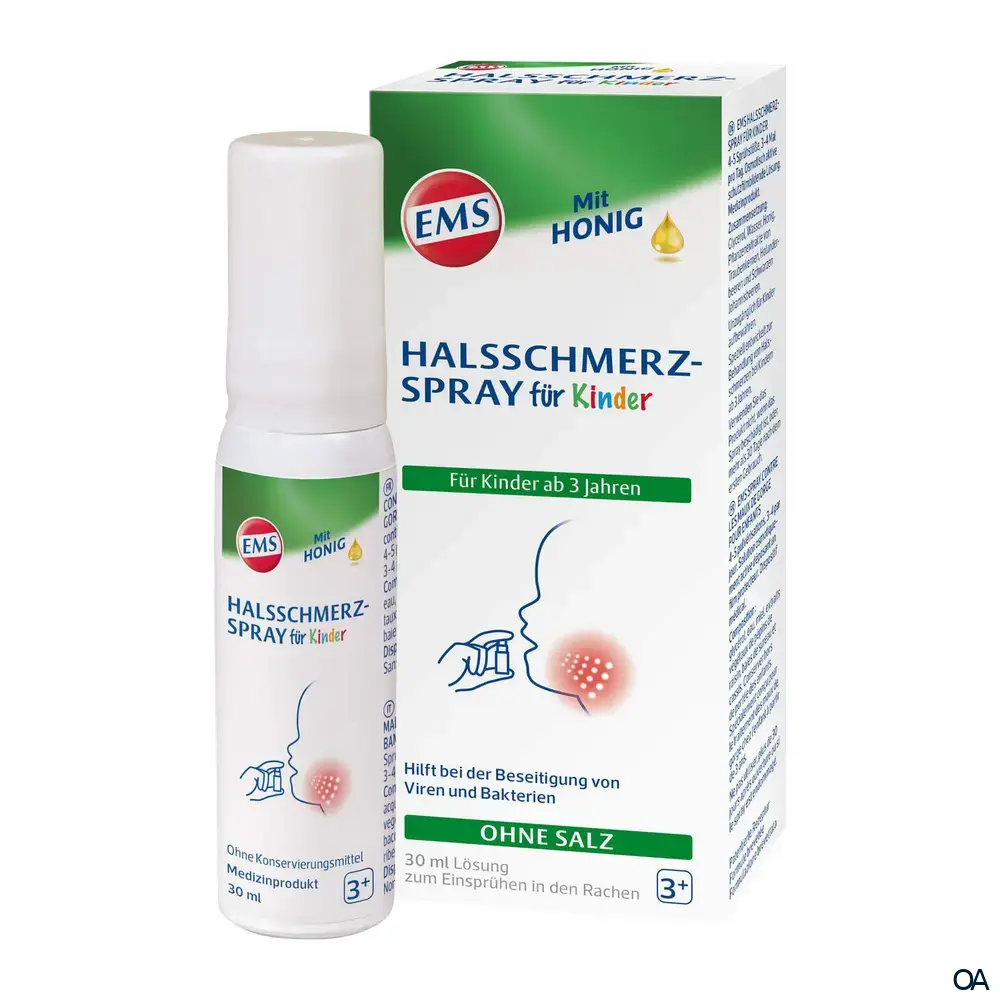 EMS Halsschmerz-Spray für Kinder mit Honig