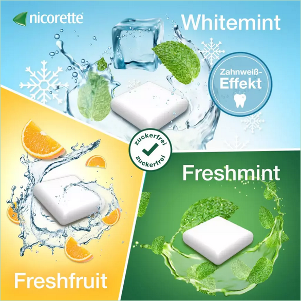 Nicorette® Whitemint 4 mg - Kaugummi zur Raucherentwöhnung