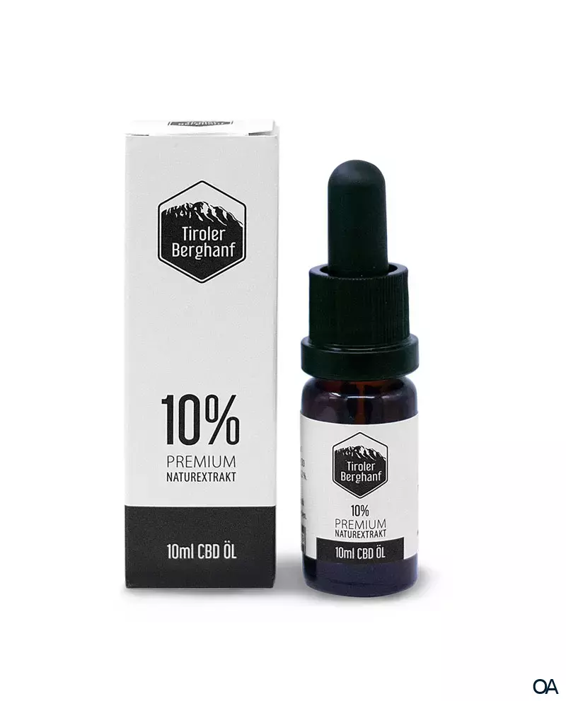 Tiroler Berghanf Premium 10% Naturextrakt CBD Öl